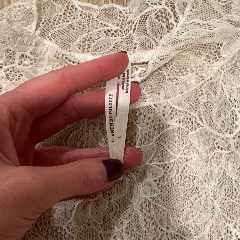 Anthropologie Lace Layering Turtleneck - Picture 5 of 6